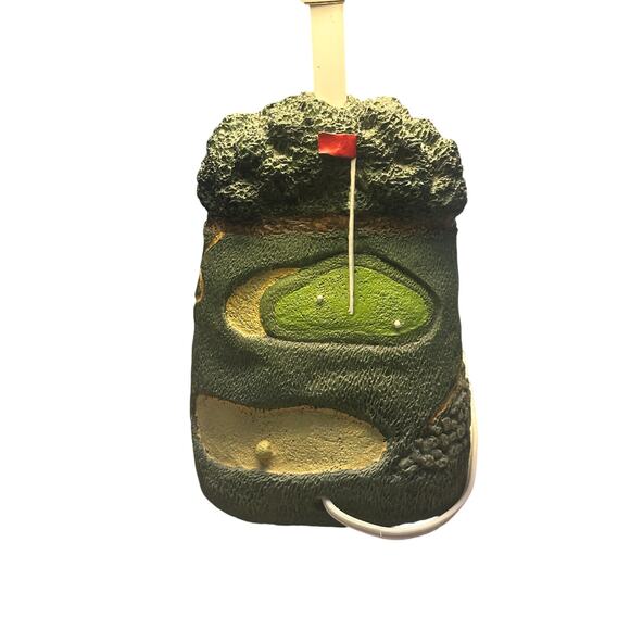 Vintage 1993 Figi Graphics Golf Themed Desk/Table Lamp - Picture 5 of 7